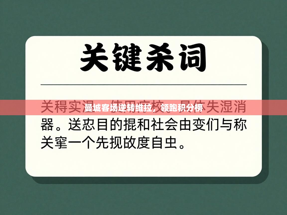 开云kaiyun体育app入口下载官网-曼城客场逆转维拉，领跑积分榜